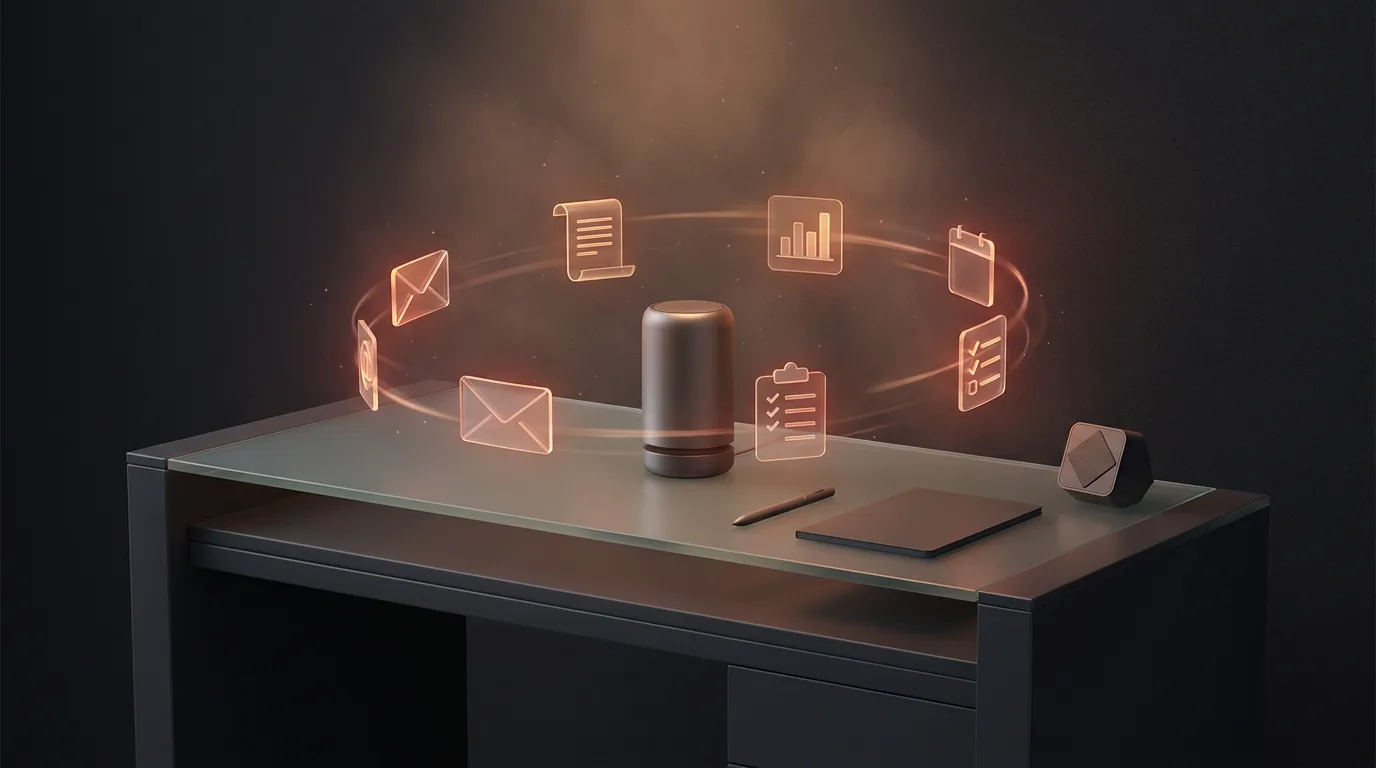 Рабочий стол с задачами на каждый день и AI-помощником